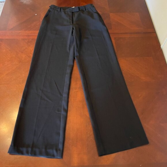 Esprit De Corp Womens Black Wide-Leg Dress Pants Size 1/2 - Picture 1 of 9
